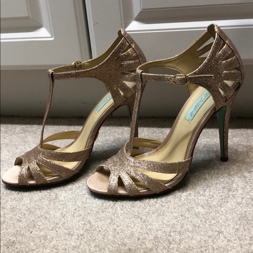 Betsy Johnson sparkly heels